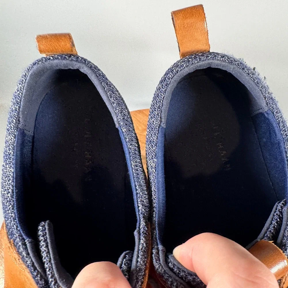 Cole Haan Mens Grand OS OriginalGrand Stitchlite Wingtip Oxford C31348 Navy 13M